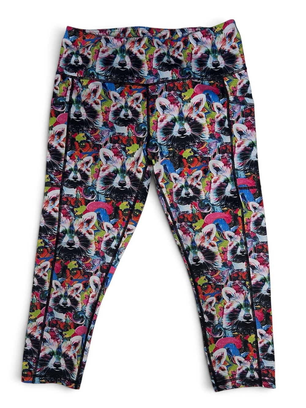 Constantly Varied Gear Multicolor Raccoon Print Joggers